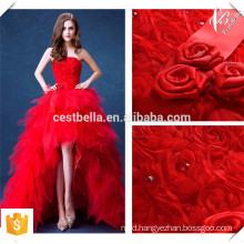 Robe De Soiree 2016 Red Lace Evening Dresses Bride Banquet Elegant Floor-length Party Prom Dress